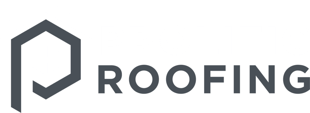 Prolific Roofing Secondary Logo - Black and White